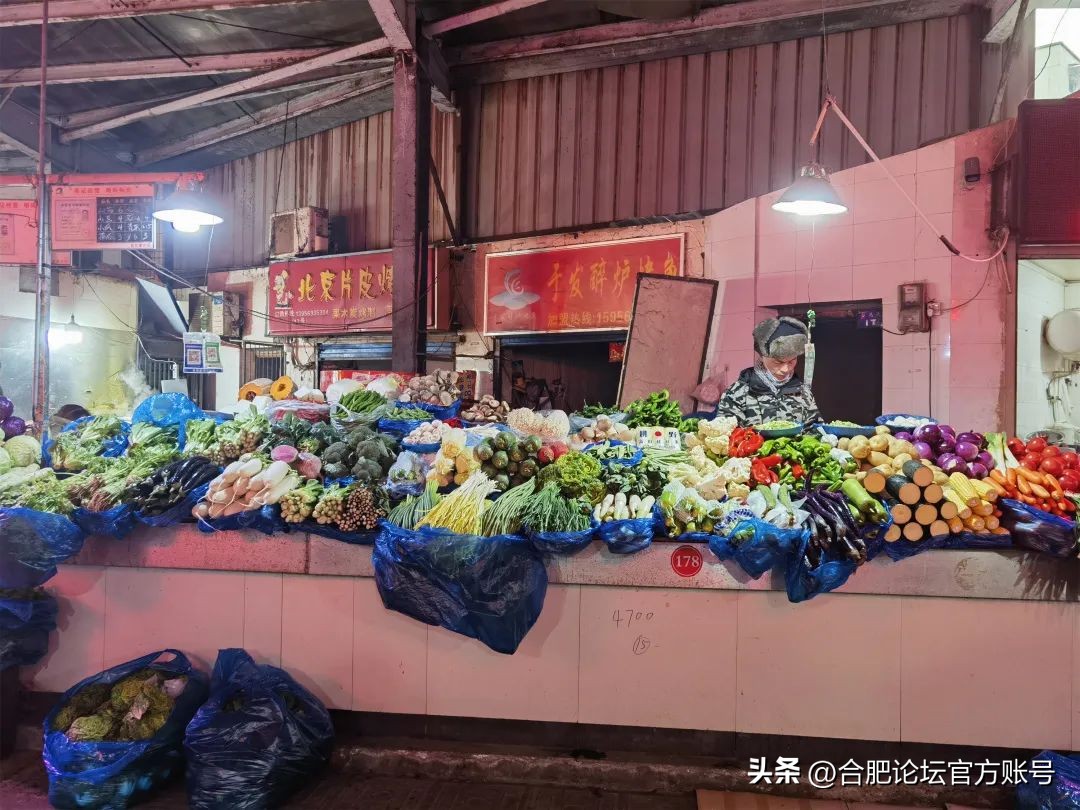 合肥杏花菜市场老样子,合肥杏花菜市