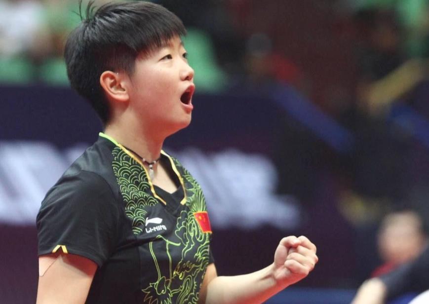 王曼昱15岁一战成名,孙颖莎17岁战陈梦夺冠视频