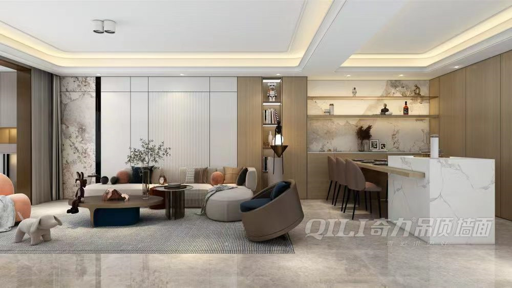 网红客厅沙发背景墙挂画现代简约,如何设计客厅沙发背景