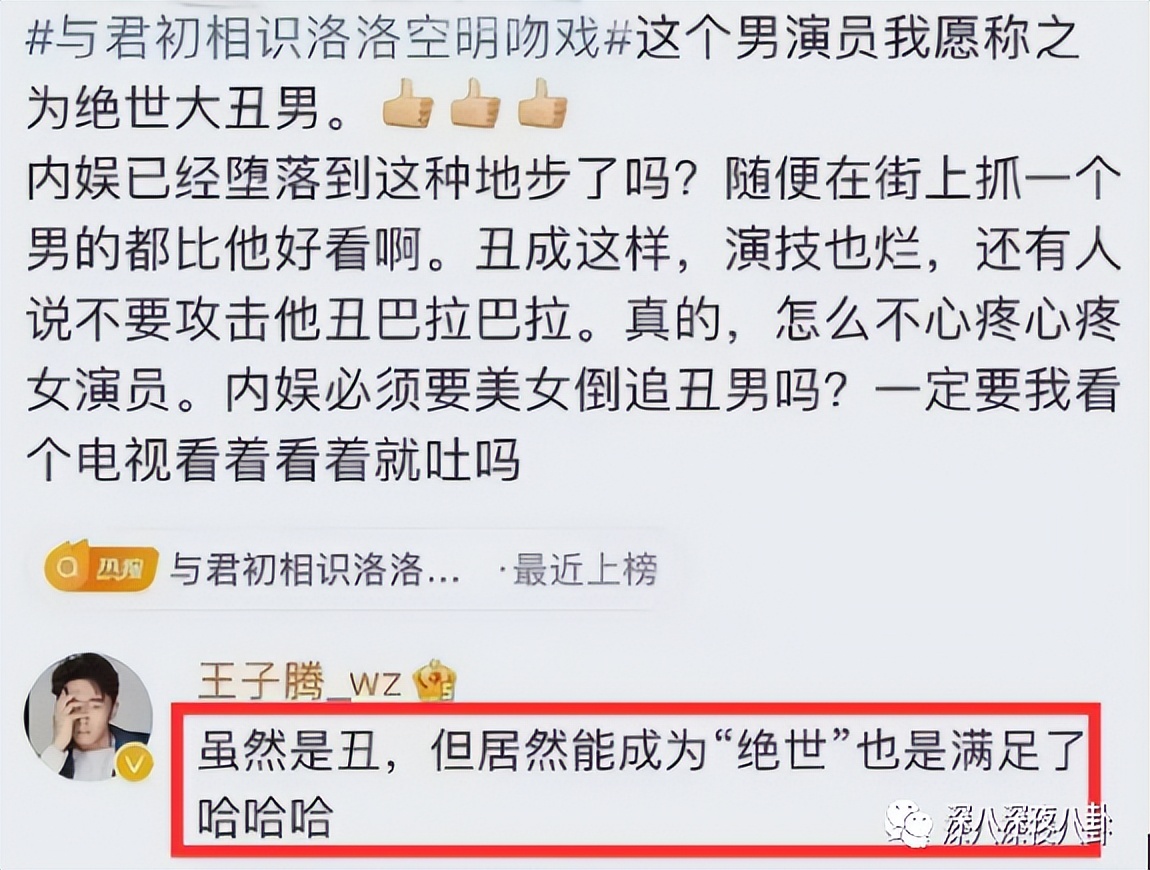 王子腾人物评价,王子腾是男的还是女的