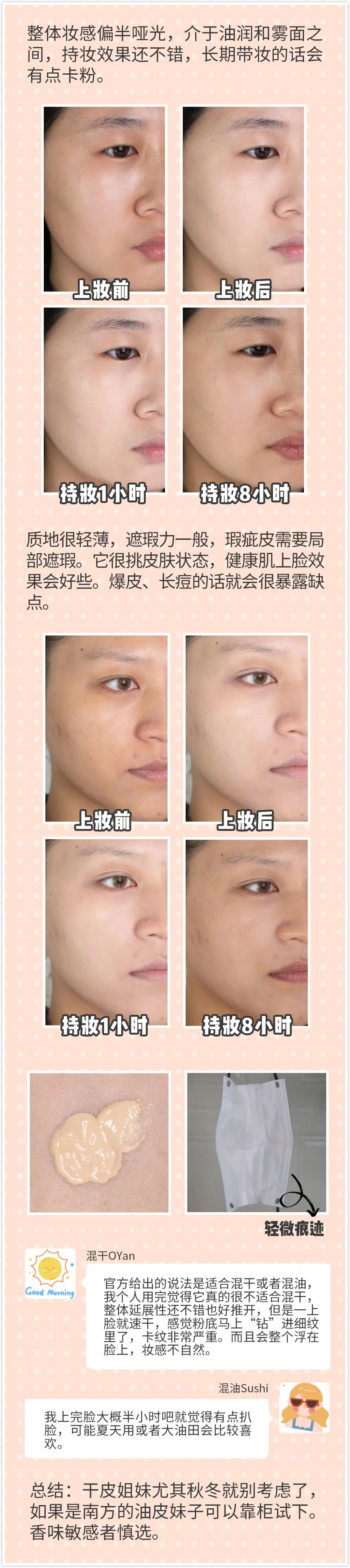 秋冬粉底液测评排行榜,秋冬粉底真实测评