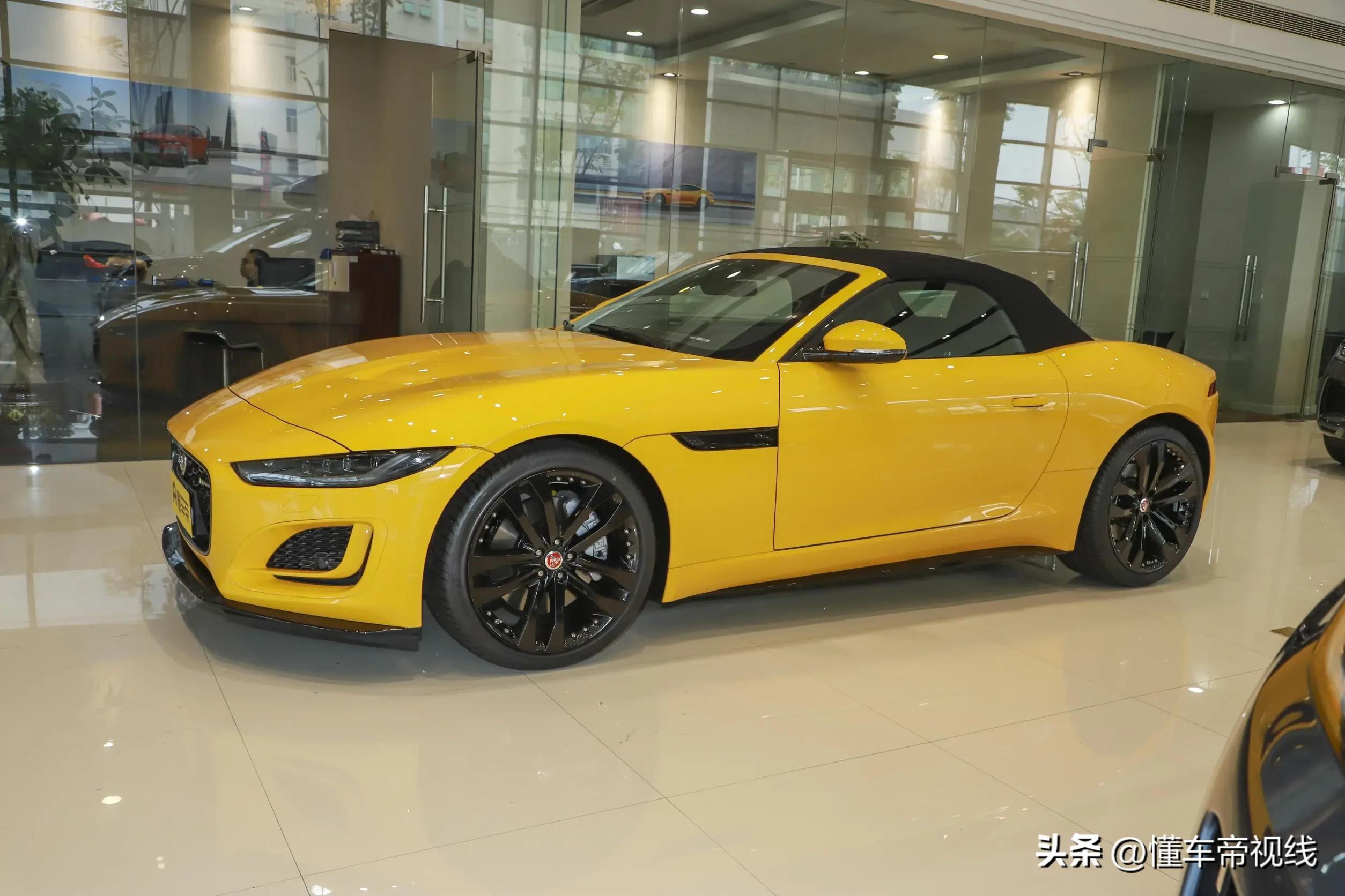 捷豹f-type2023款落地价,捷豹f-type2022款硬顶敞篷展示
