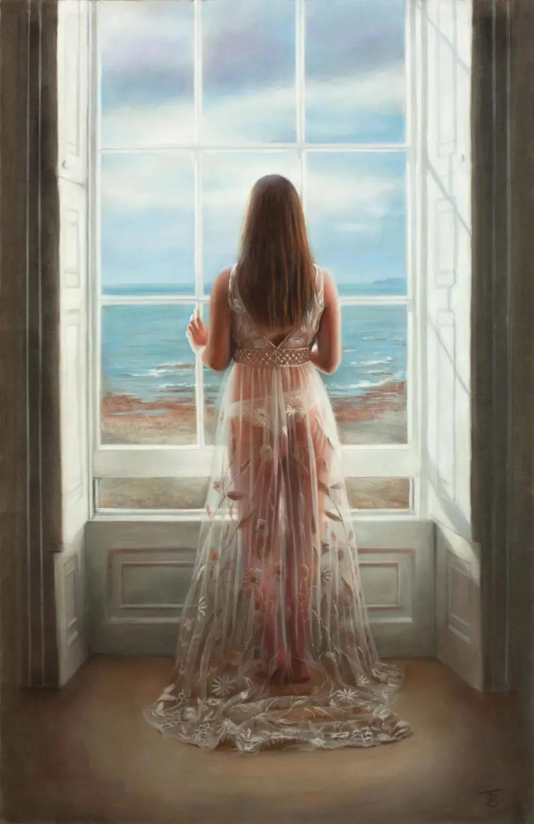 国外当代超写实艺术作品,西方油画大师笔下的绝世美人