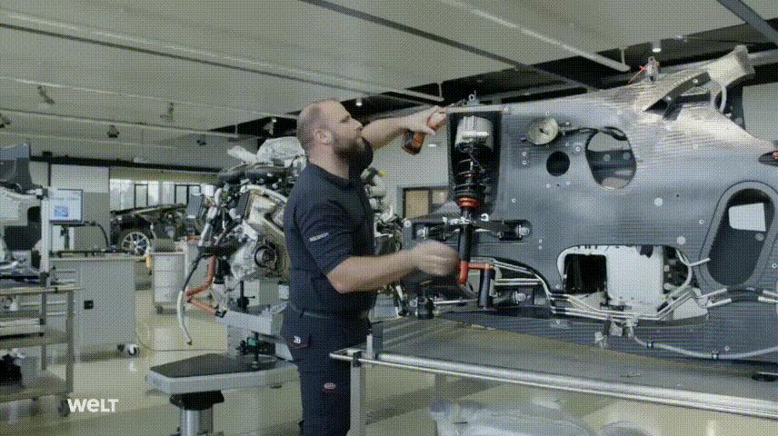 布加迪95968拼装教程,高清实拍布加迪