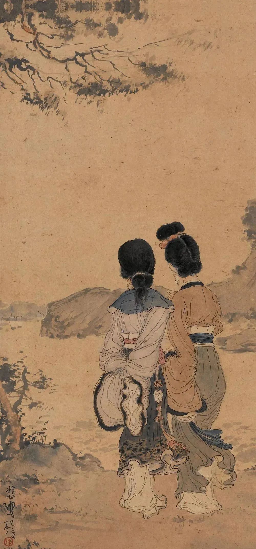 张大千最好的4幅画,盘点张大千的50幅作品