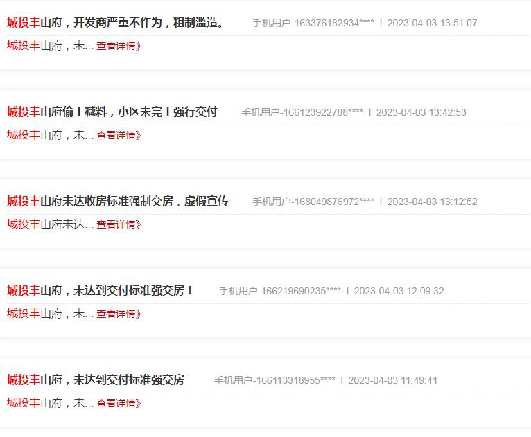 武汉城投丰山府去化率,武汉城投丰山府