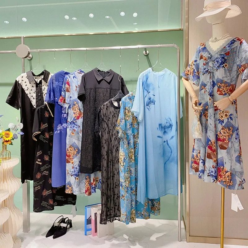 品牌折扣女装长袖羊毛连衣裙,品牌折扣女装连衣裙