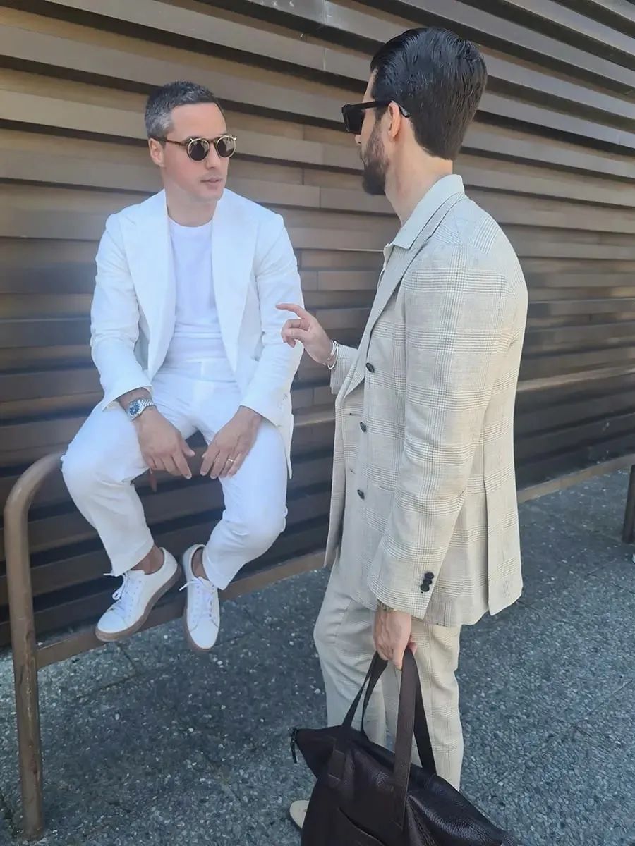 男士夏天亚麻,为什么有钱人都喜欢穿棉麻