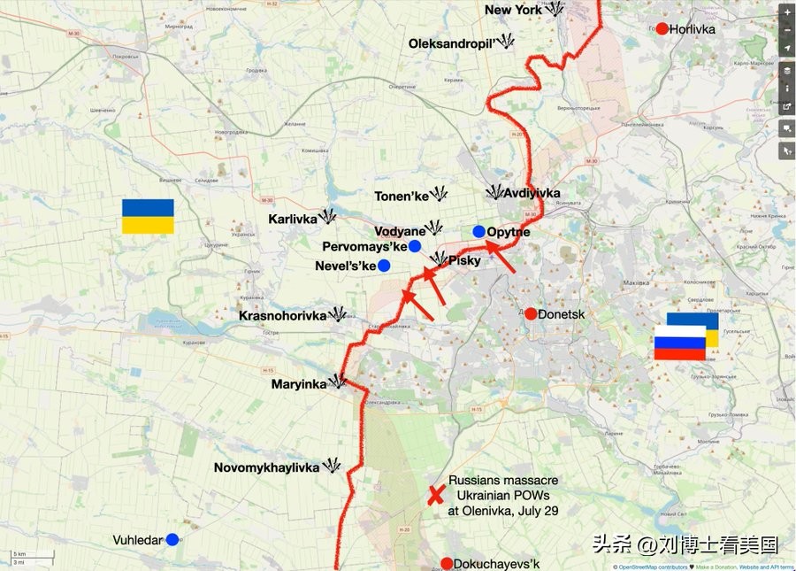 俄军进攻最新进度,目前俄军攻击态势