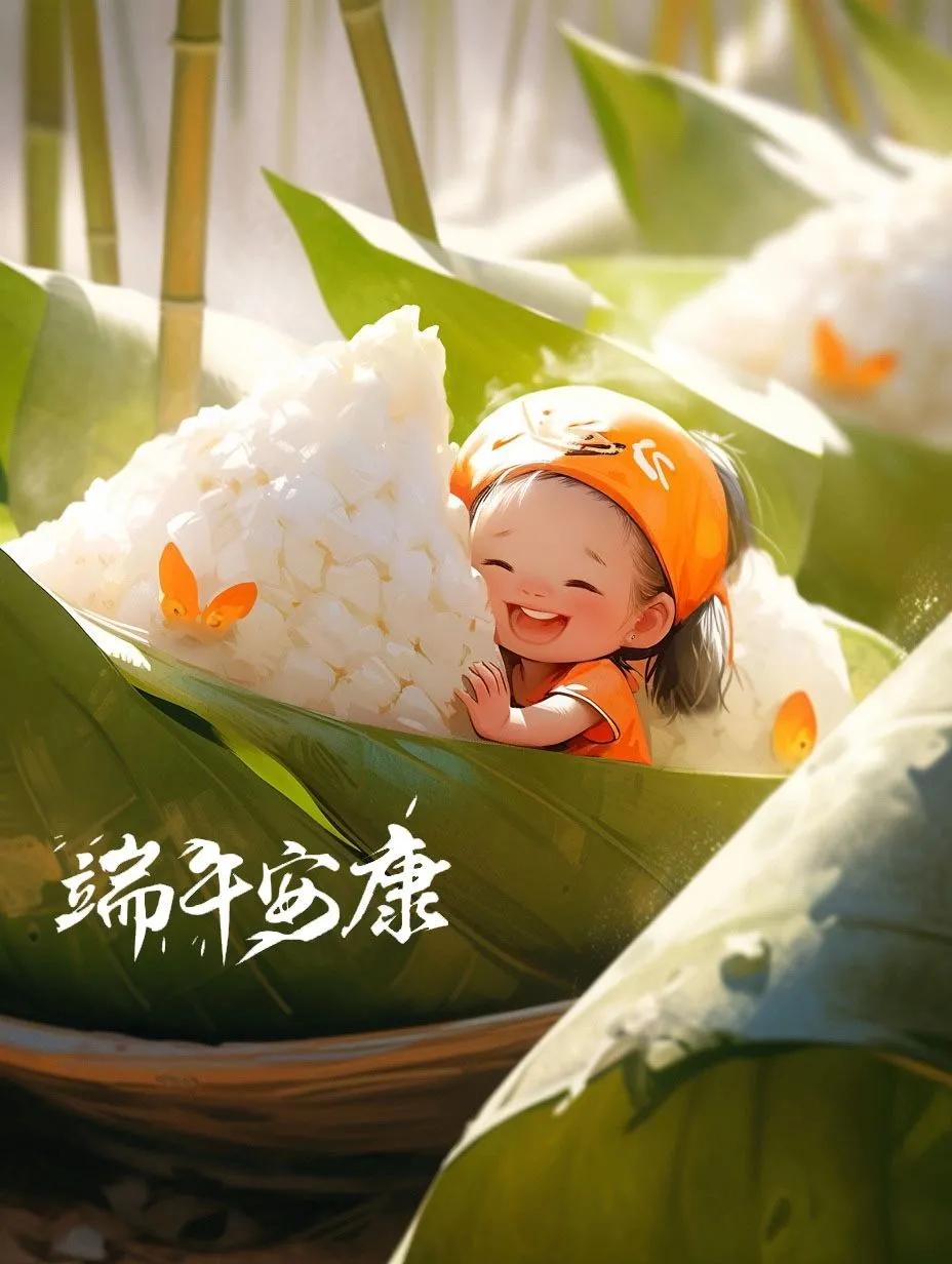 端午节怎么发朋友圈带图片,端午节精美配图