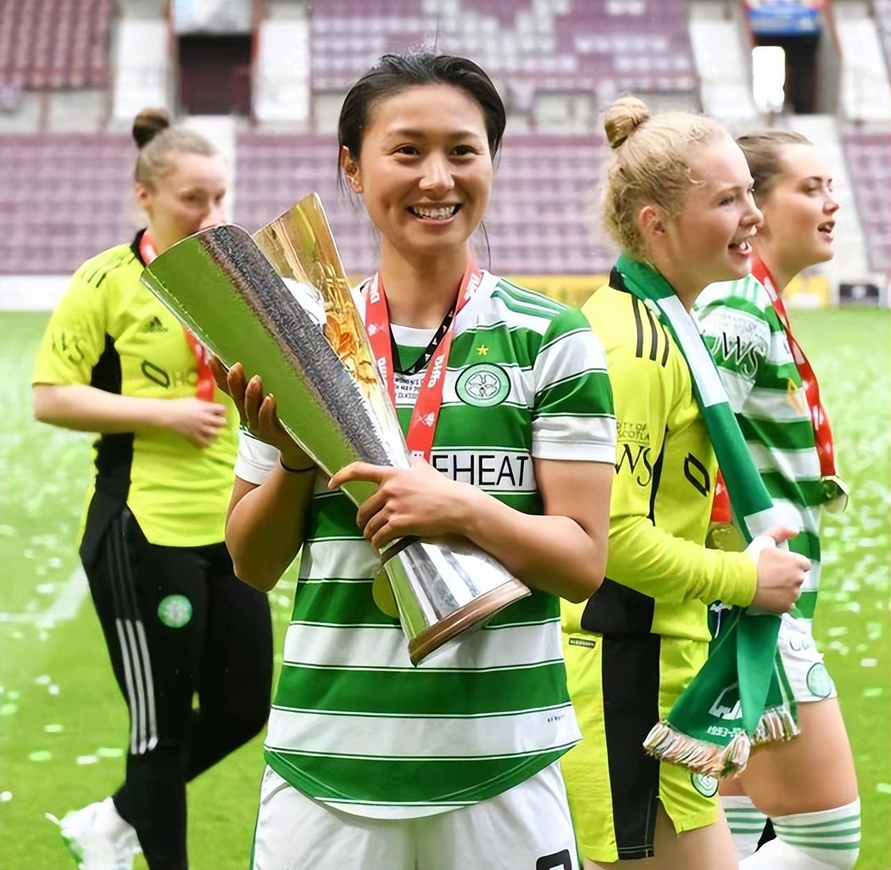 沈梦雨进球表现出色凯尔特人女足在沈梦雨助力下夺苏格兰杯冠军