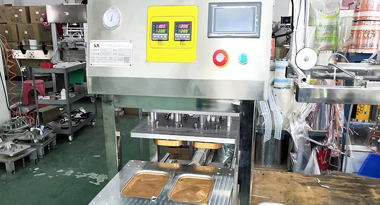 铝箔盒自动封口机,外卖铝箔封口机
