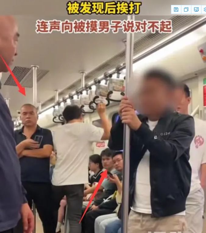 地铁大爷挑衅年轻人被暴打,大爷地铁内驱赶辱骂小伙后续