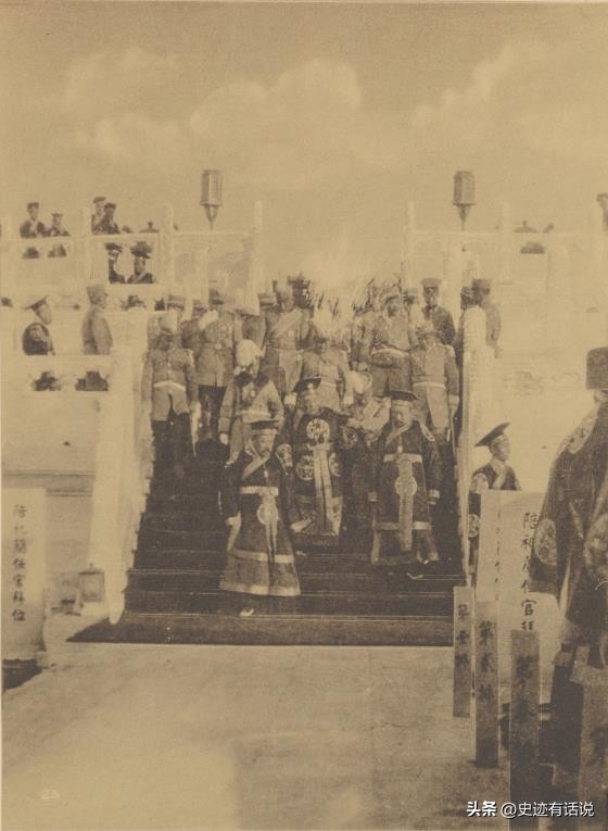 袁世凯天坛祭天全集,老照片1913年袁世凯天坛祭天