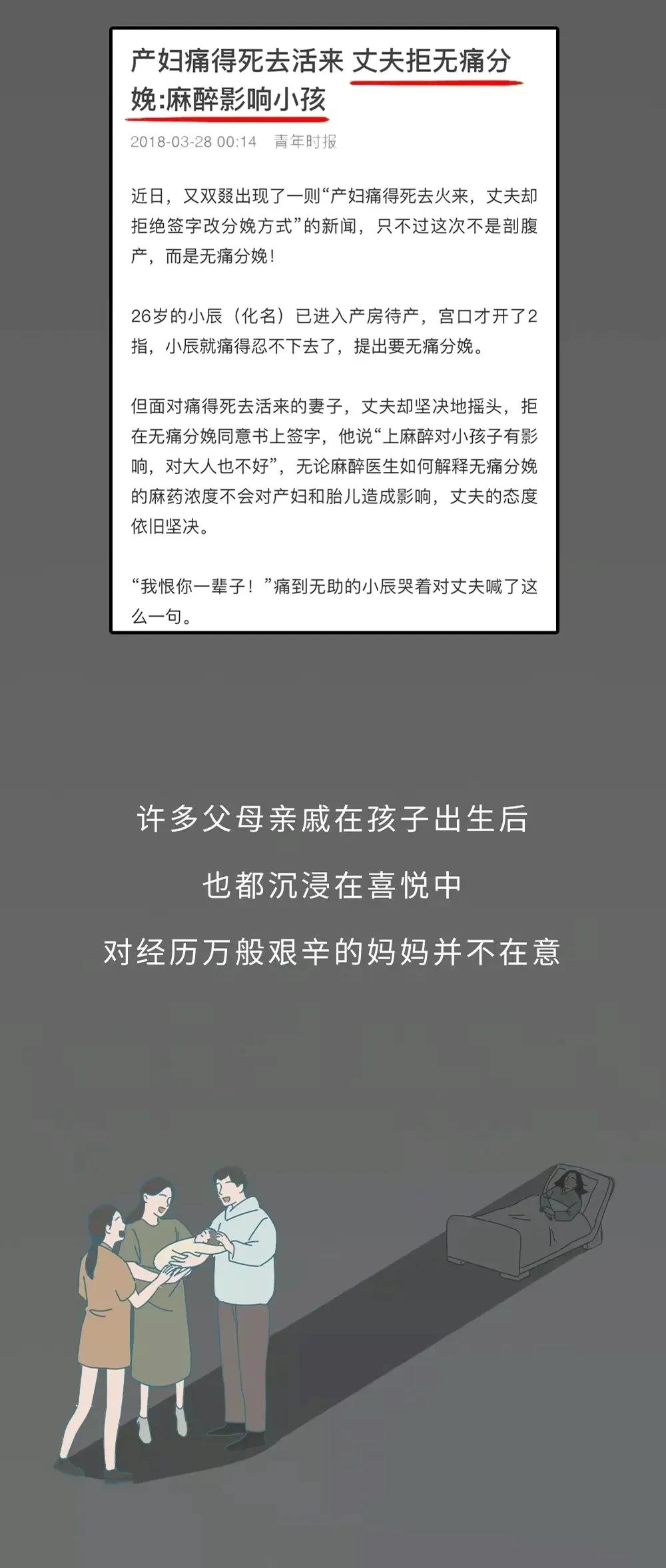 女人生孩子全过程曝光（漫画）