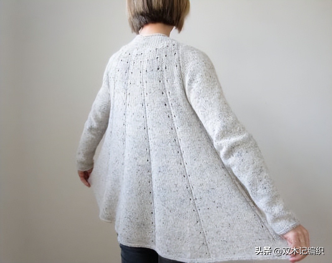 棒针麻花开衫编织图解大全,中老年棒针开衫外套毛衣款式图解