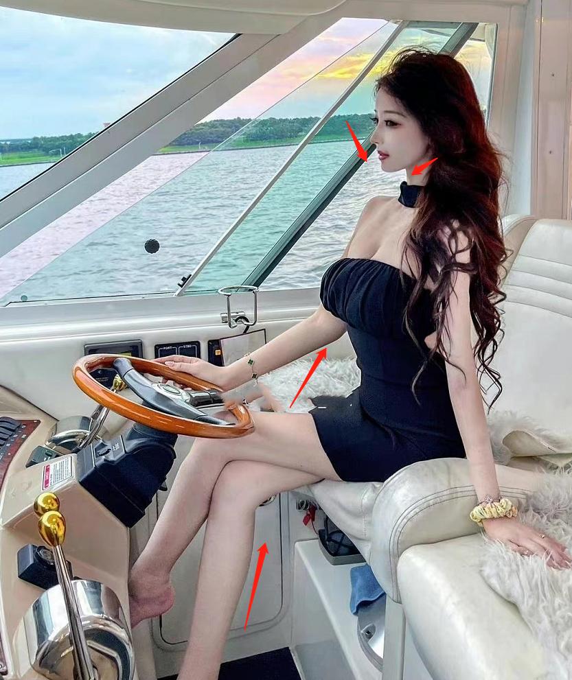 提胸、拉长腿、缩成小V脸,日本网红误将未P照片上传,对比辣眼