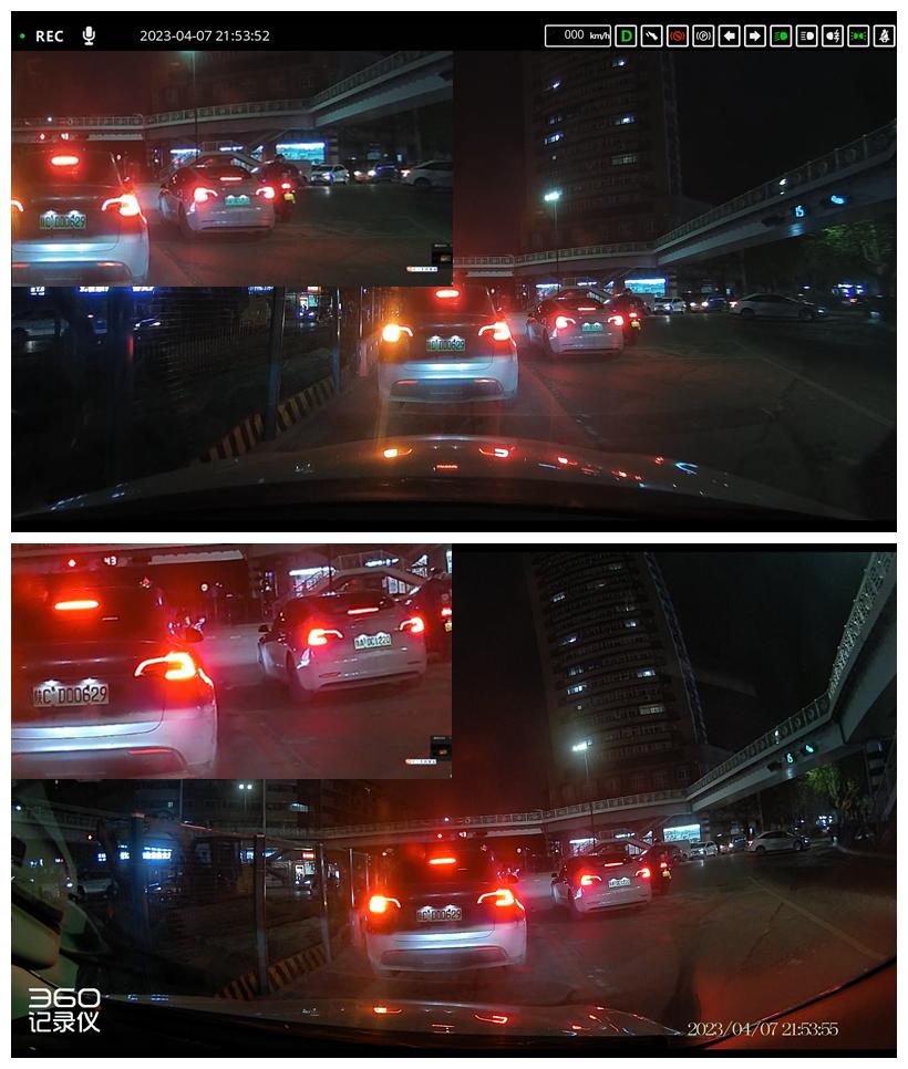 360行车记录仪k580调整清晰度,360行车记录仪k580真实视频
