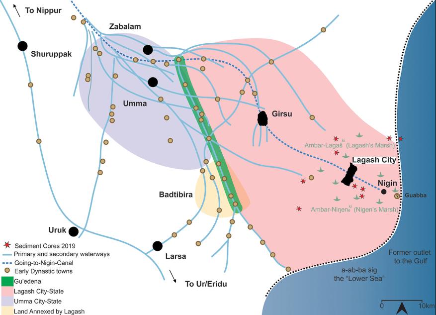 深度研究公元前3000年拉格什地区呈现出密集城市化的趋势