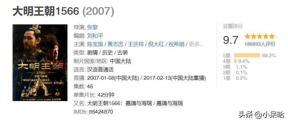 近十年来评分最高的权谋剧推荐,必看的五部权谋剧