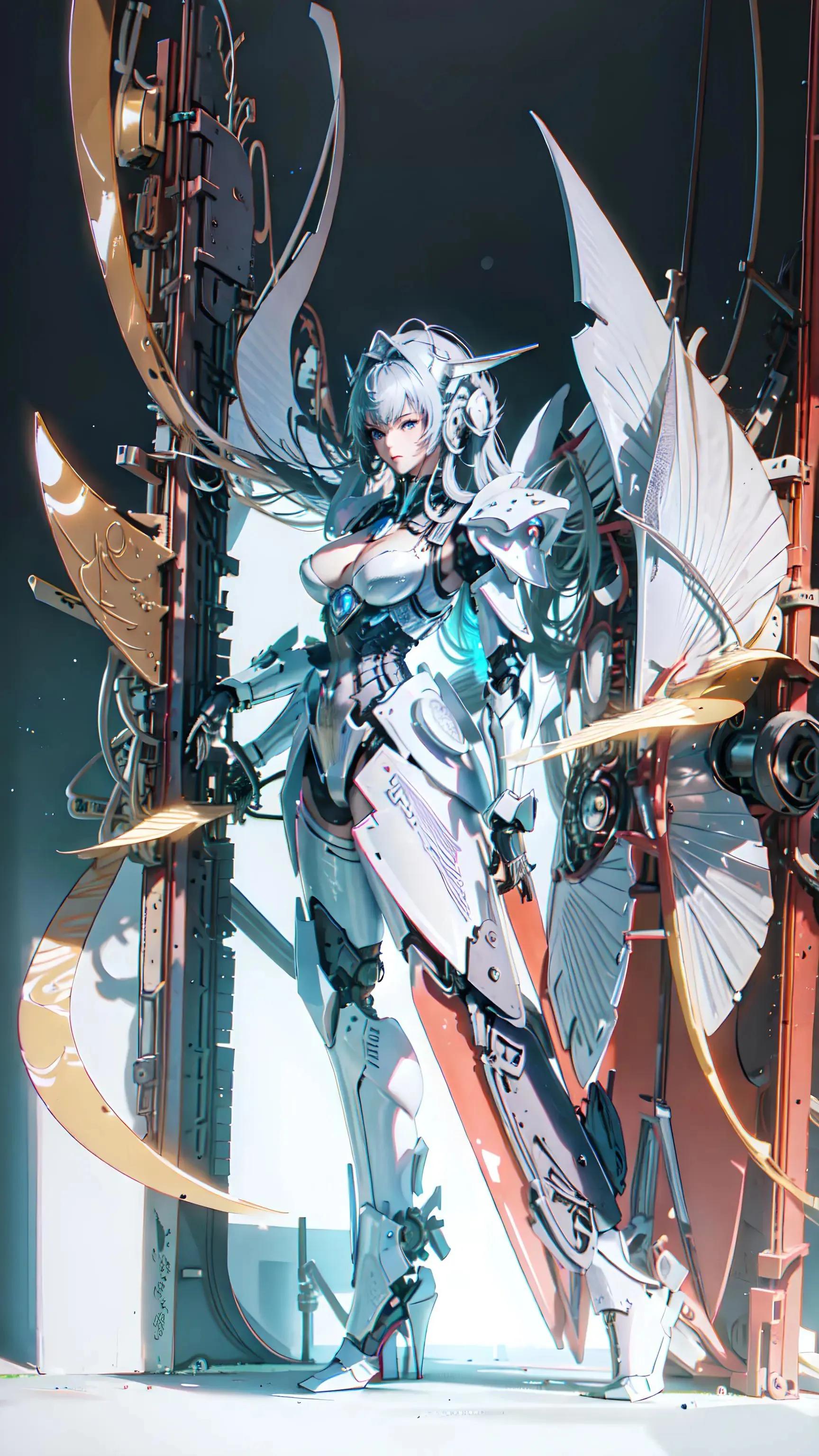 机甲少女壁纸手机,二次元机甲壁纸超清4k手机