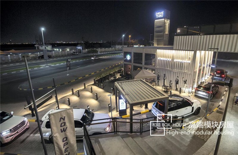 超大集装箱生活馆,集装箱建筑商业中心