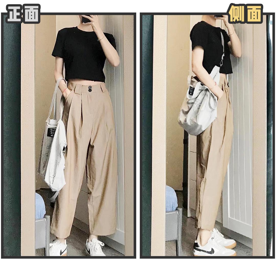 学生党穿搭秋季显瘦宽松酷140斤,又胖又矮的学生党夏日穿搭