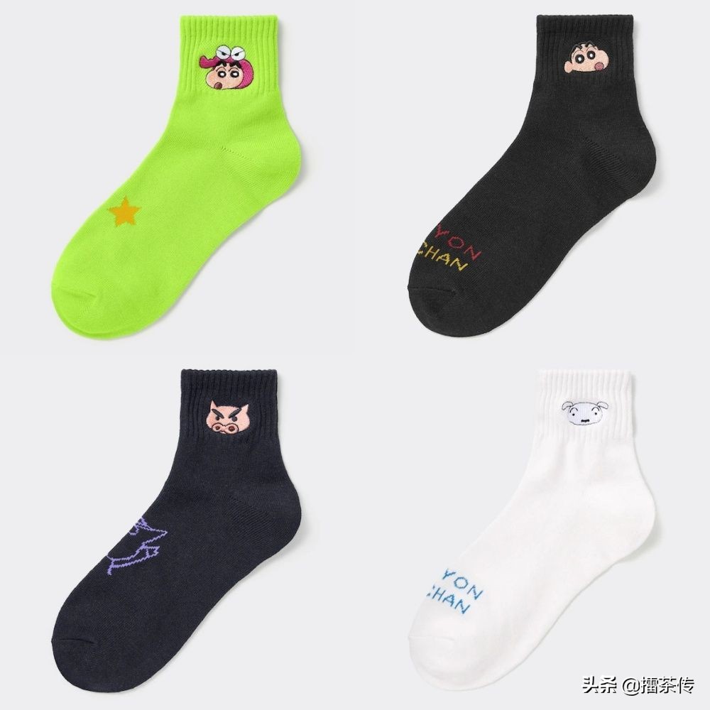 蜡笔小新联名系列古巴领衬衫睡衣,蜡笔小新联名条纹T