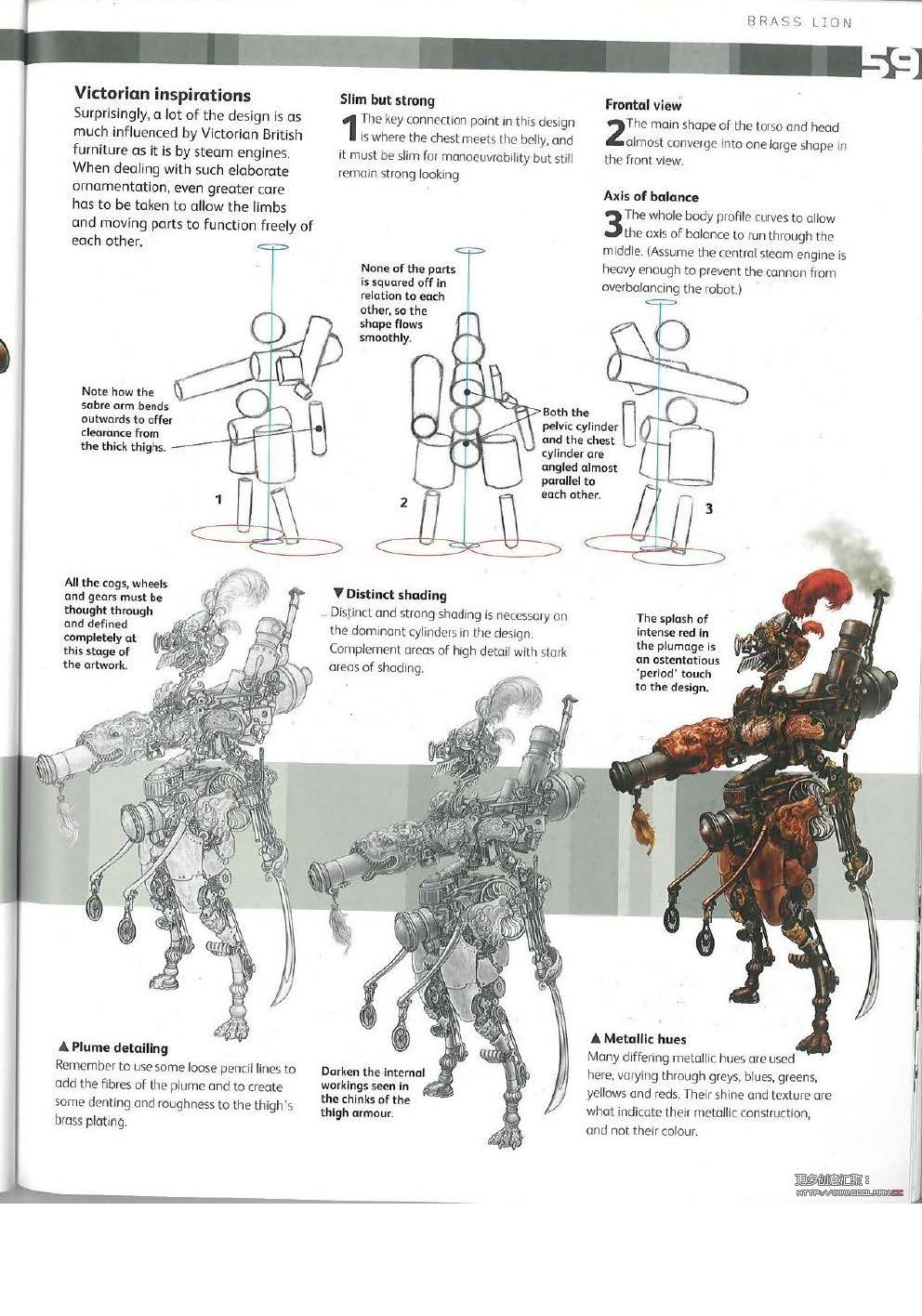 机器人画法科技风,机器人变形金刚画法