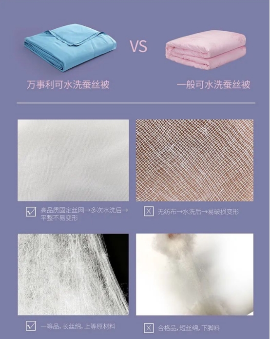 可水洗的蚕丝被靠谱吗,可水洗蚕丝被和抗菌蚕丝被