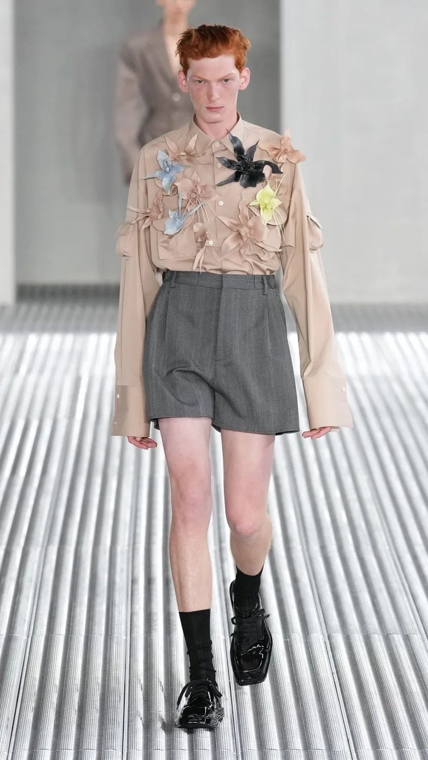 prada2024春夏男装时装秀明星,prada2024早春新款