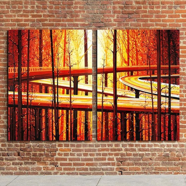 用科技创造美好生活绘画,用滴水法绘画的场景