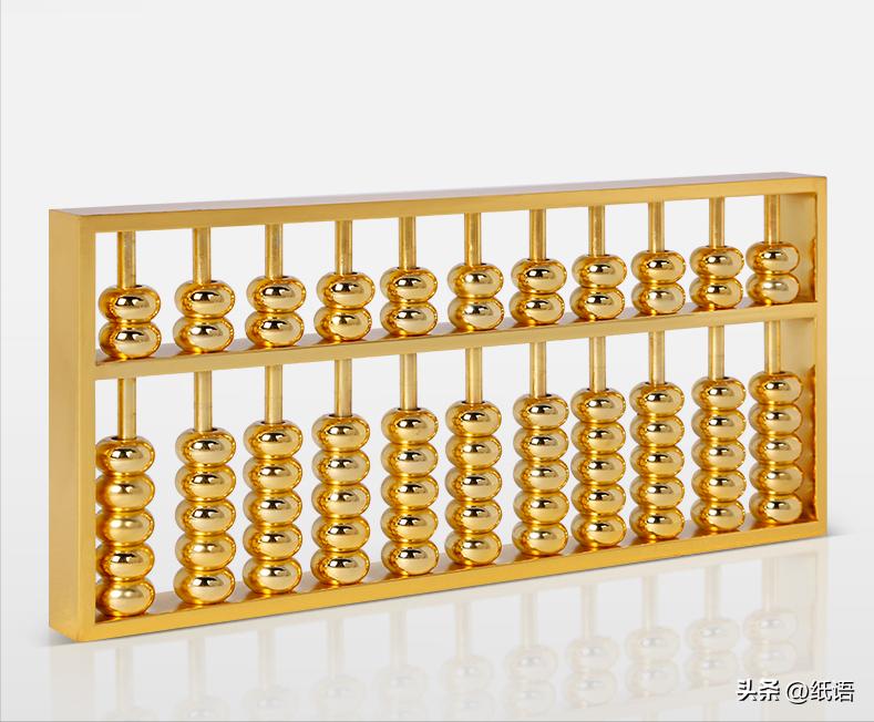 挂件小饰品算盘,3000元黄金算盘吊坠