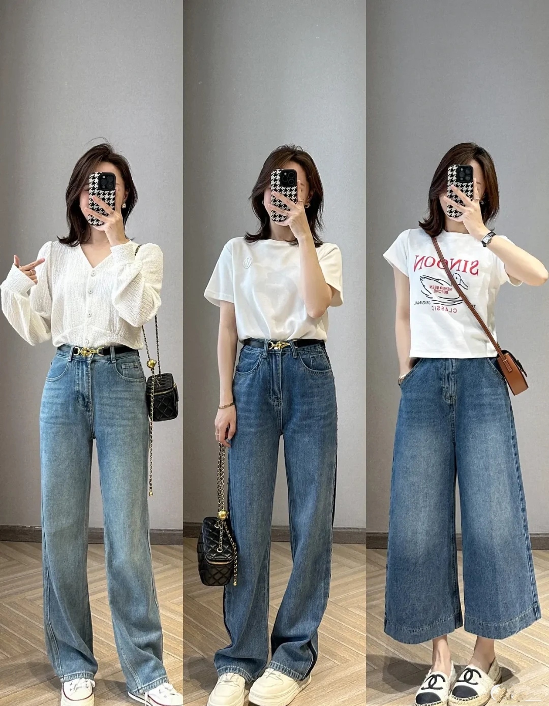 看了这些穿搭示范，才知道一条普通牛仔裤，中年人穿也这么时髦！