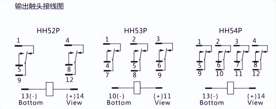 时间继电器触点符号及实物说明,继电器触点用什么符号代替