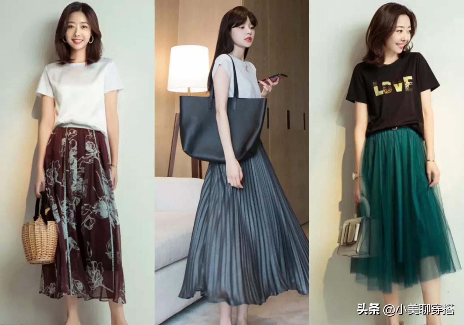 春夏裙装穿搭技巧,夏天裙装搭配图片欣赏