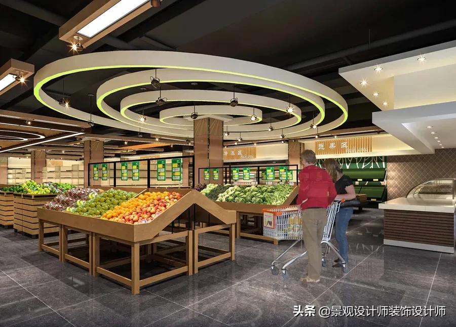 30平方超市商店摆设,超市设计效果图大全