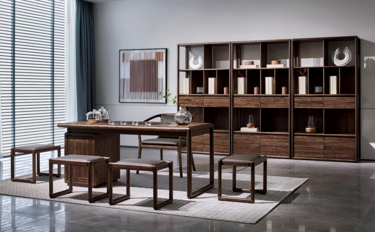 兴业胡桃新语家具,兴叶家具黑胡桃