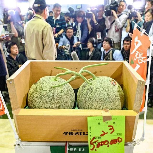 夕张王甜瓜多少钱一斤日本超市,夕张王甜瓜价格一个多少钱