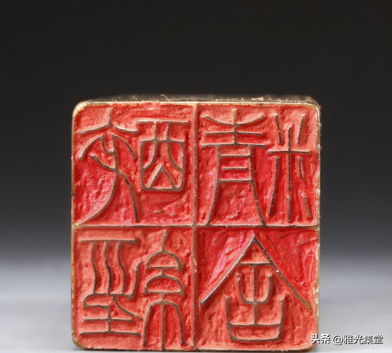 清寿山石兽钮印章有收藏价值吗,清代寿山石雕刻一鸣惊人印章