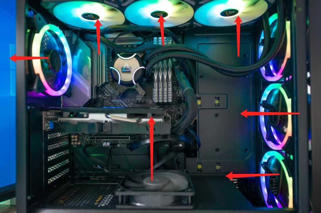 水冷显卡组装电脑教程,电脑组装rgb灯光