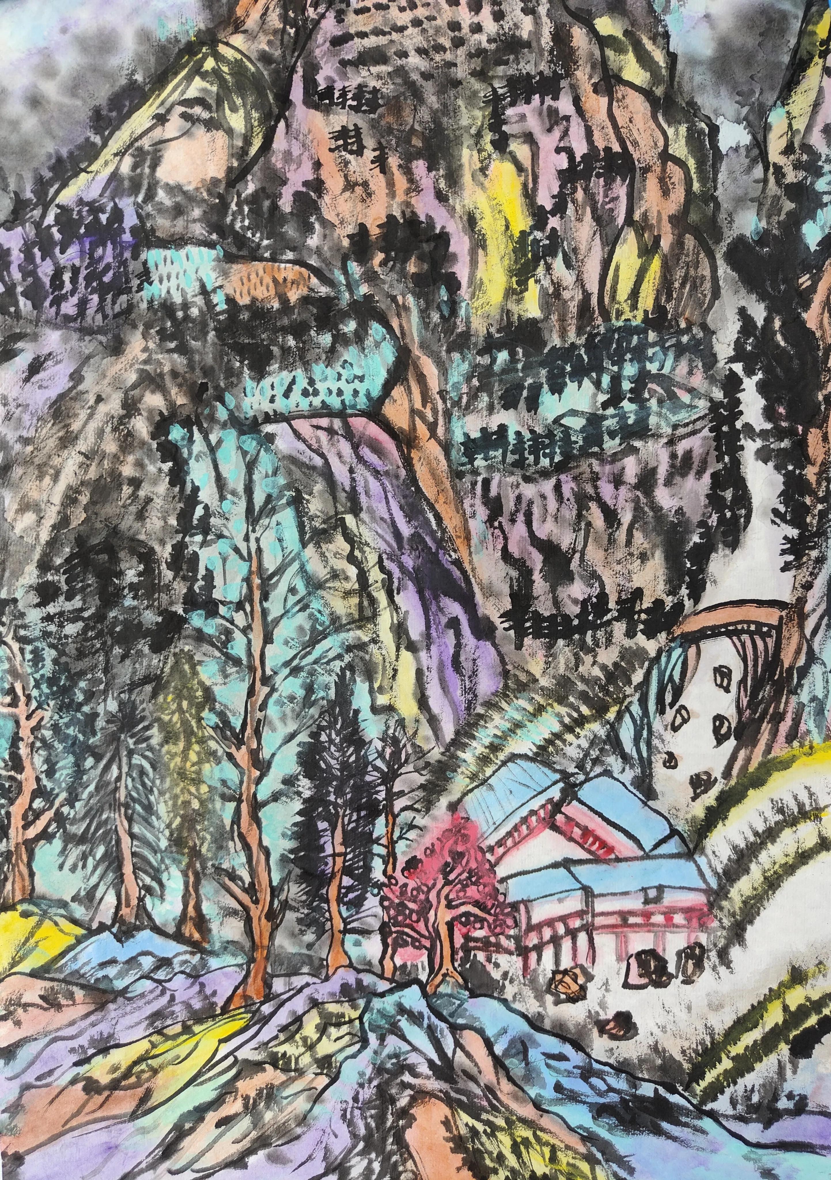 心底无私，故能涉笔成趣新世纪艺术培训学校儿童国画欣赏