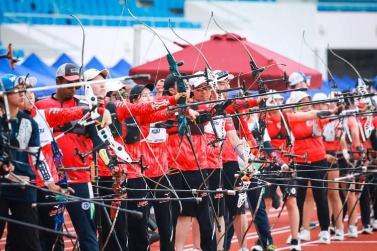 射箭世界杯上海站2024团体夺冠,2023年射箭世界杯上海站金牌