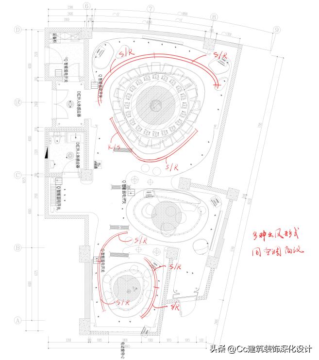 施工图天花布置画法,天花综合布置施工图有哪些