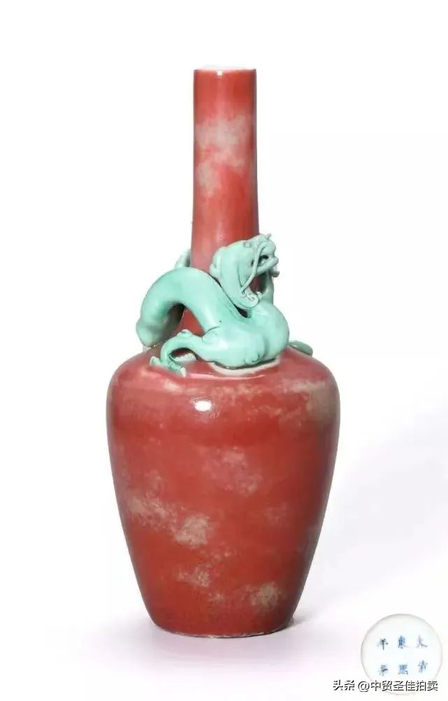 雍正粉青釉双龙尊1.24亿,雍正粉青釉双龙尊拍卖