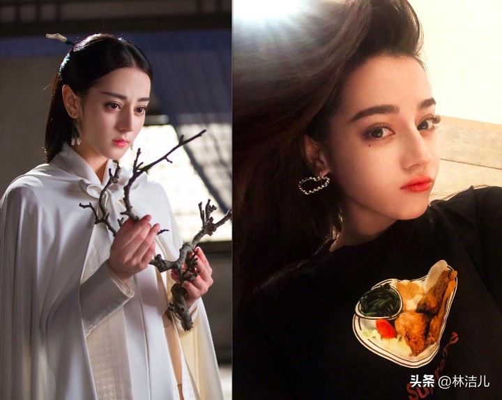 娜扎热巴颜值对比,热巴娜扎黑长直