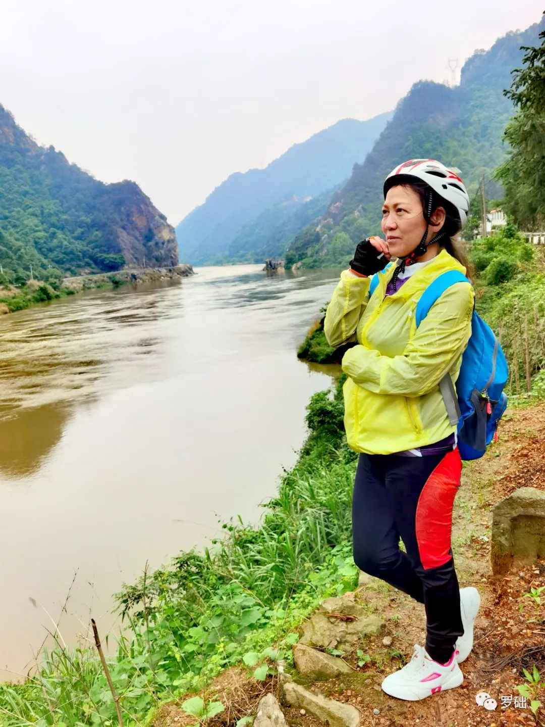 冒雨骑游资江小三峡·板竹山·望云寺观风景