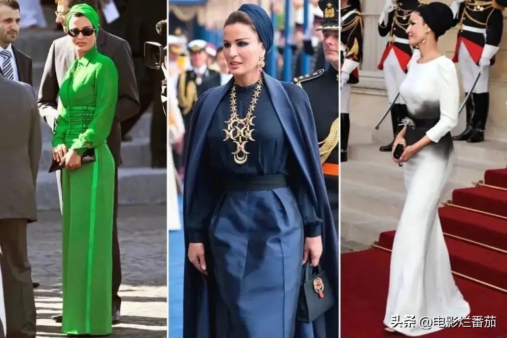 卡塔尔王太后配饰价格,卡塔尔王太后佩戴价值200万的胸针