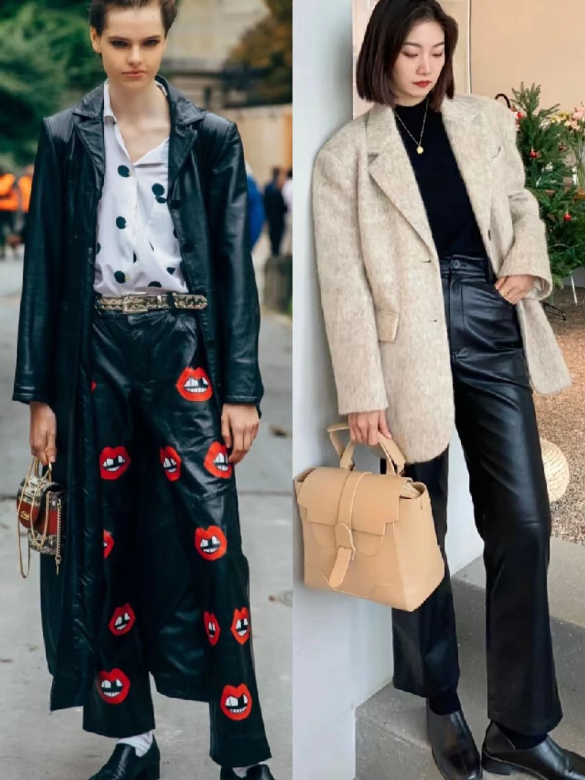 流行皮裤怎么穿修身显瘦,皮裤怎么穿好看又显身材