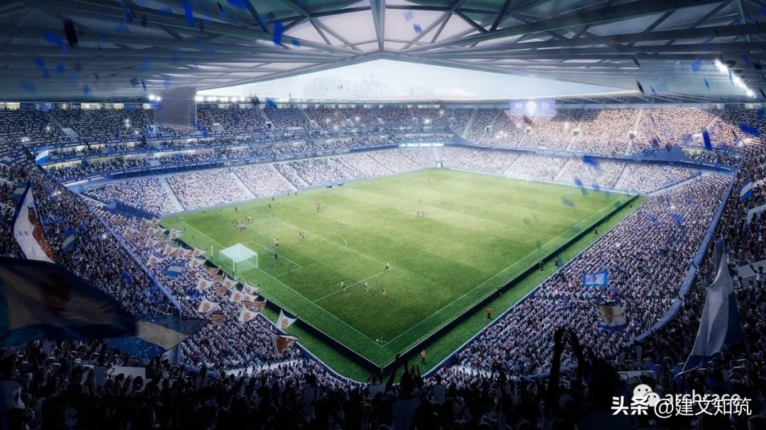 【荐筑】IDOM公布新拉罗马雷达体育场的初步设计方案